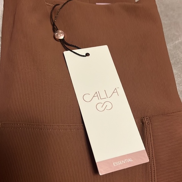 Calia high rise 7/8 pocket leggings, ribbed, small, new - Picture 2 of 10